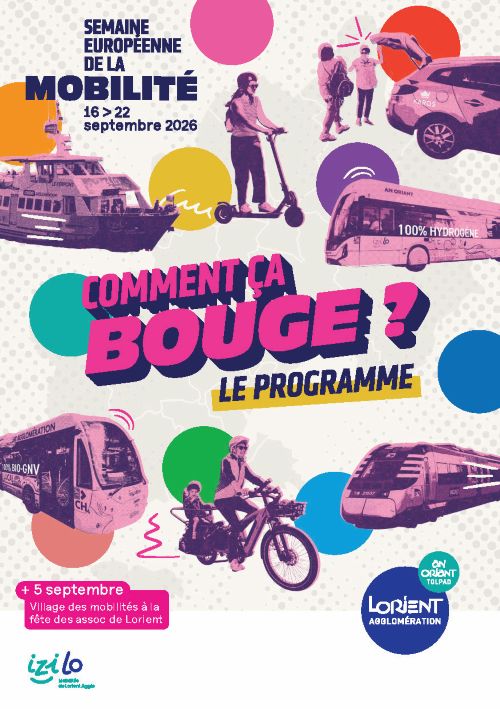 Programme des animations de la semaine de la mobilité oragnisées par Lorient Agglomération