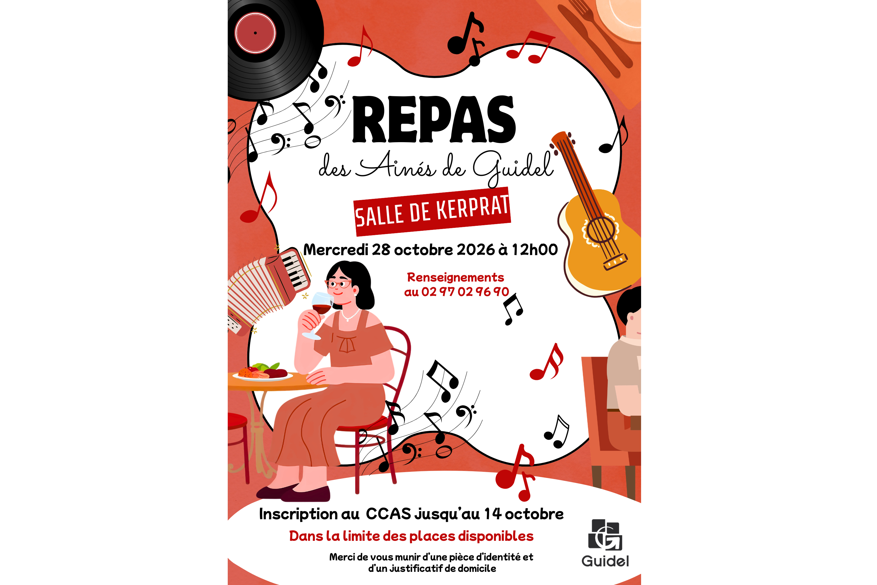 affiche repas des aines