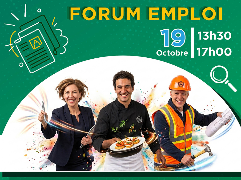 Forum de l'emploi 19 octobre 2026